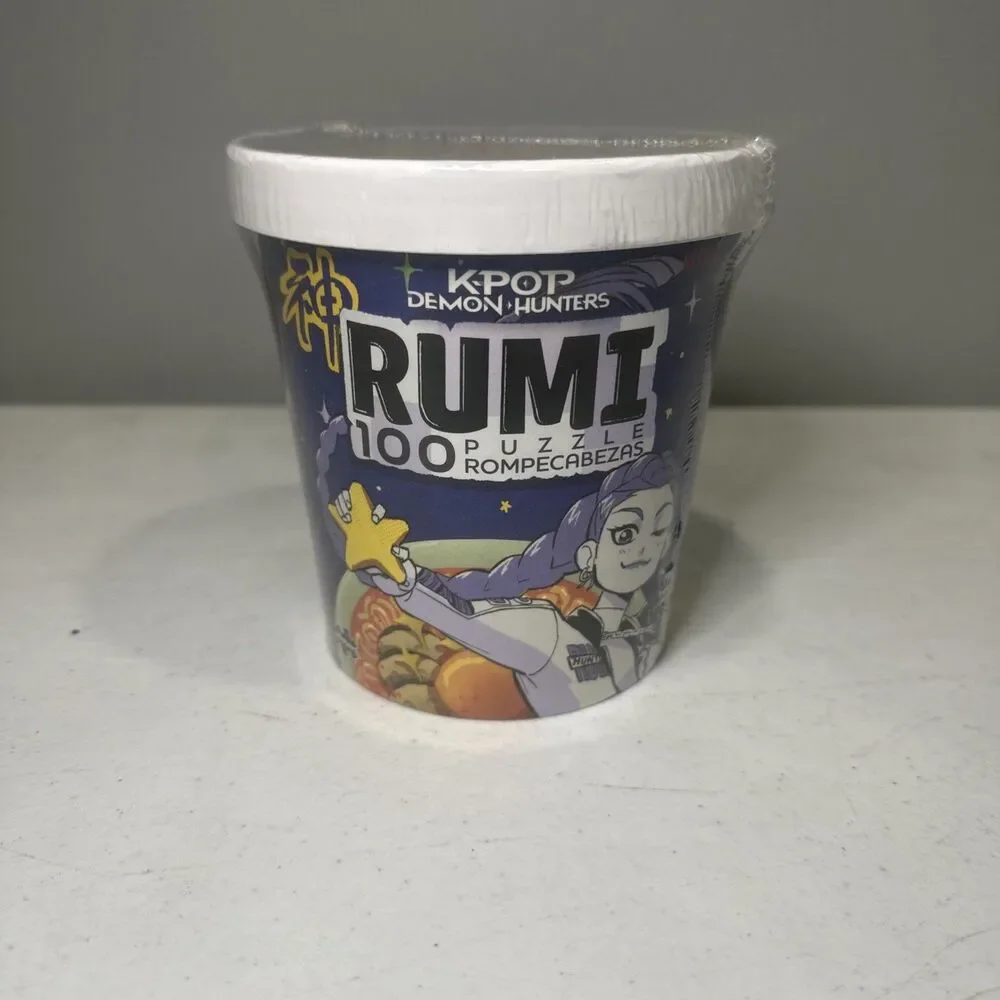 Kpop Demon Hunters Rumi 100pc Puzzle Ramen Cup BRAND NEW SEALED Buffalo Games